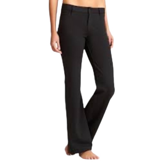 Athleta Black Ponte Wide Leg Pants Size 8 - Picture 1 of 15
